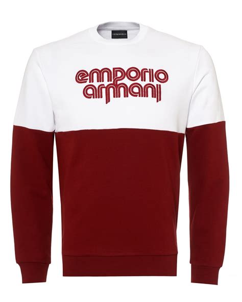 emporio armani sweatshirt men's.